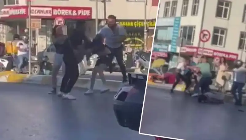 Esenyurt'ta Motosikletli İki Kadına Dehşet Anları: Öldüresiye Dayak!