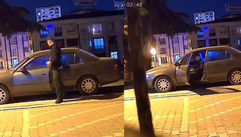 Otomobil Hırsızlığı: Park Halinde Çalınan Araç Saniyeler İçinde Kayboldu