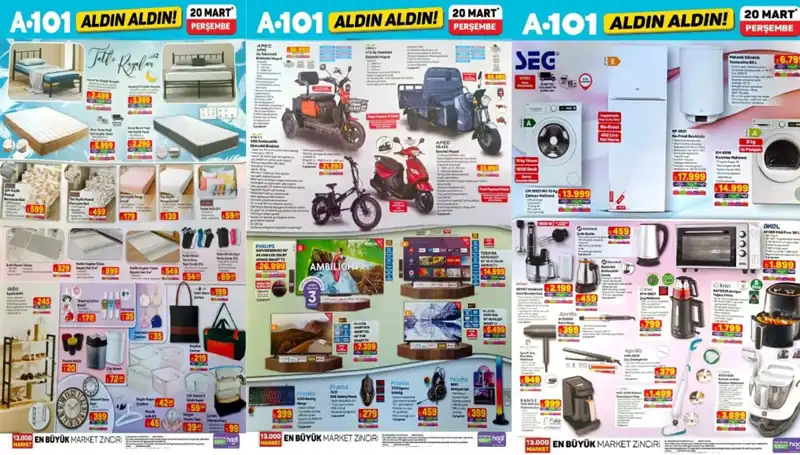 A101'de 20 Mart 2025'te Elektronik Mutfak Ürünlerinde Kaçırılmayacak İndirimler!