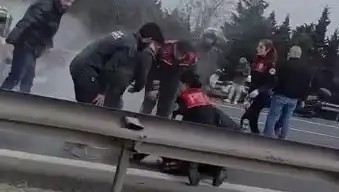 TEM Otoyolu'nda Zincirleme Kaza! 5 Yaralı, 4'ü Polis