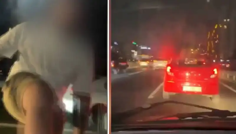 Trafik Magandalığına Dikkat! Kameralara Yansıyan Şok Edici Anlar
