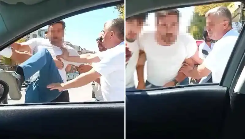 Dolmuş Şoföründen Trafikte Dehşet Verici Kaza: Olay Anı Kameralarda