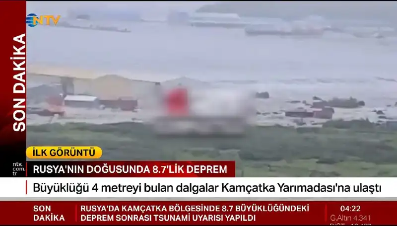 Kamçatka Kıyılarında İlk Tsunami Dalgaları Görüldü: Uzmanlar Uyardı!